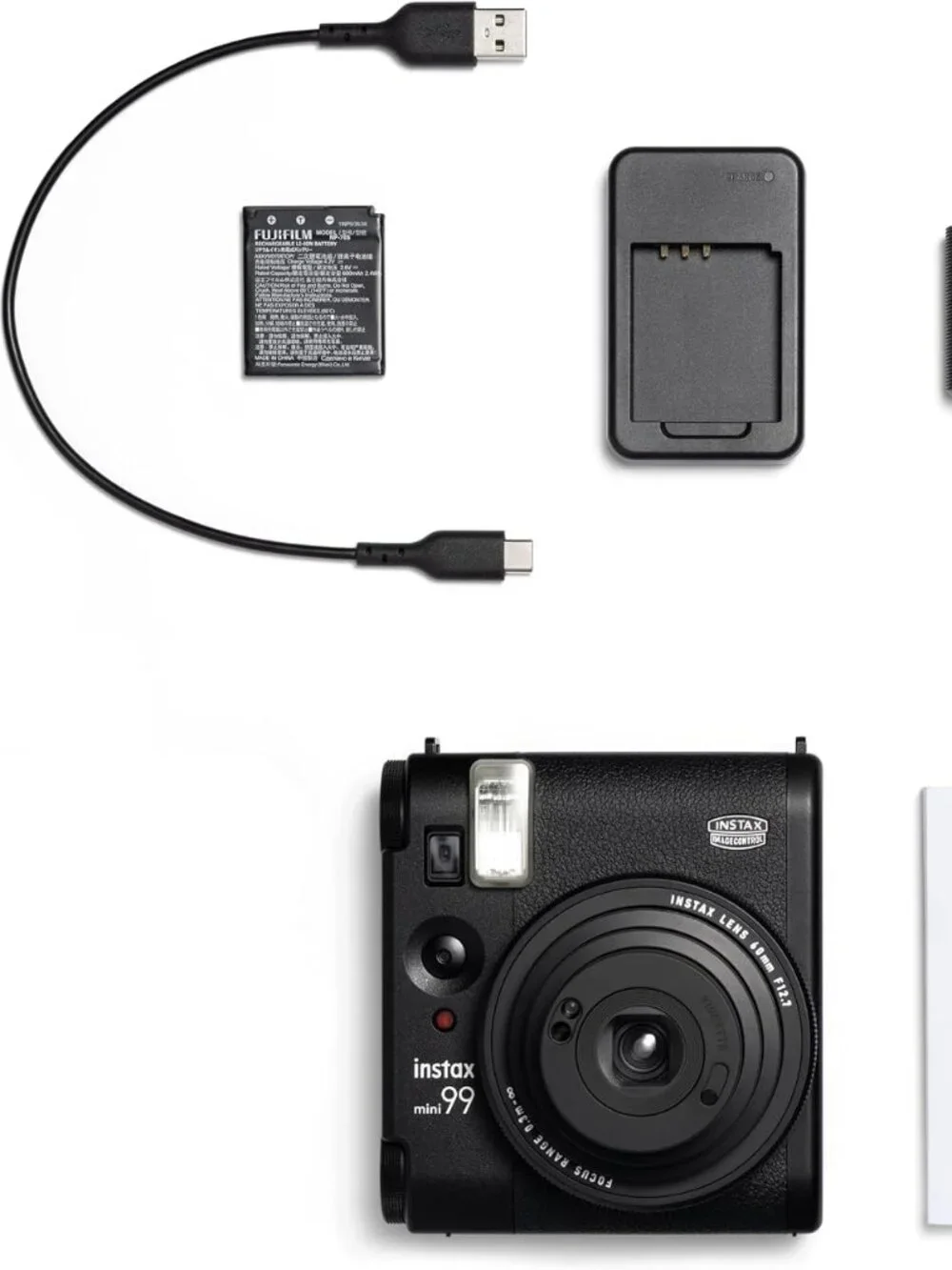 Fujifilm Instax Mini 99 Instance Film Polaroid Camera + Hard Carrying Case